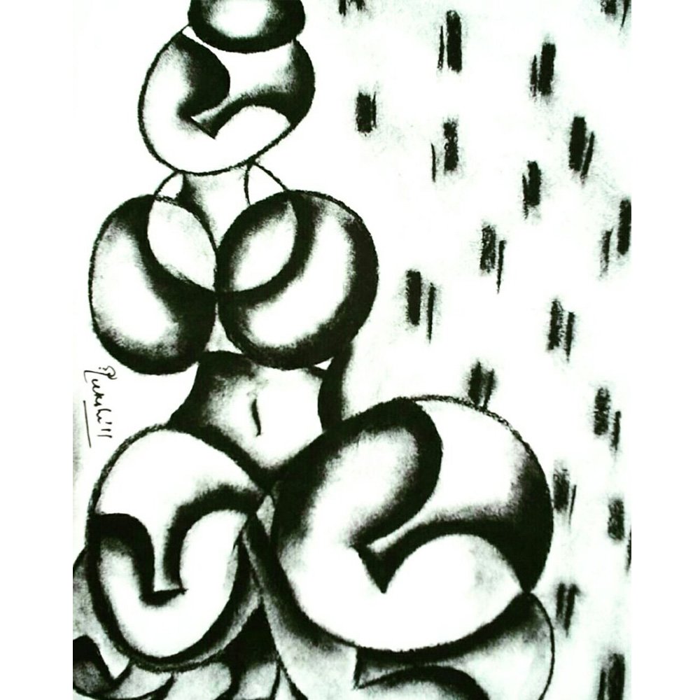 Charcoal Work 3  | 8.3 x 11.7 inches