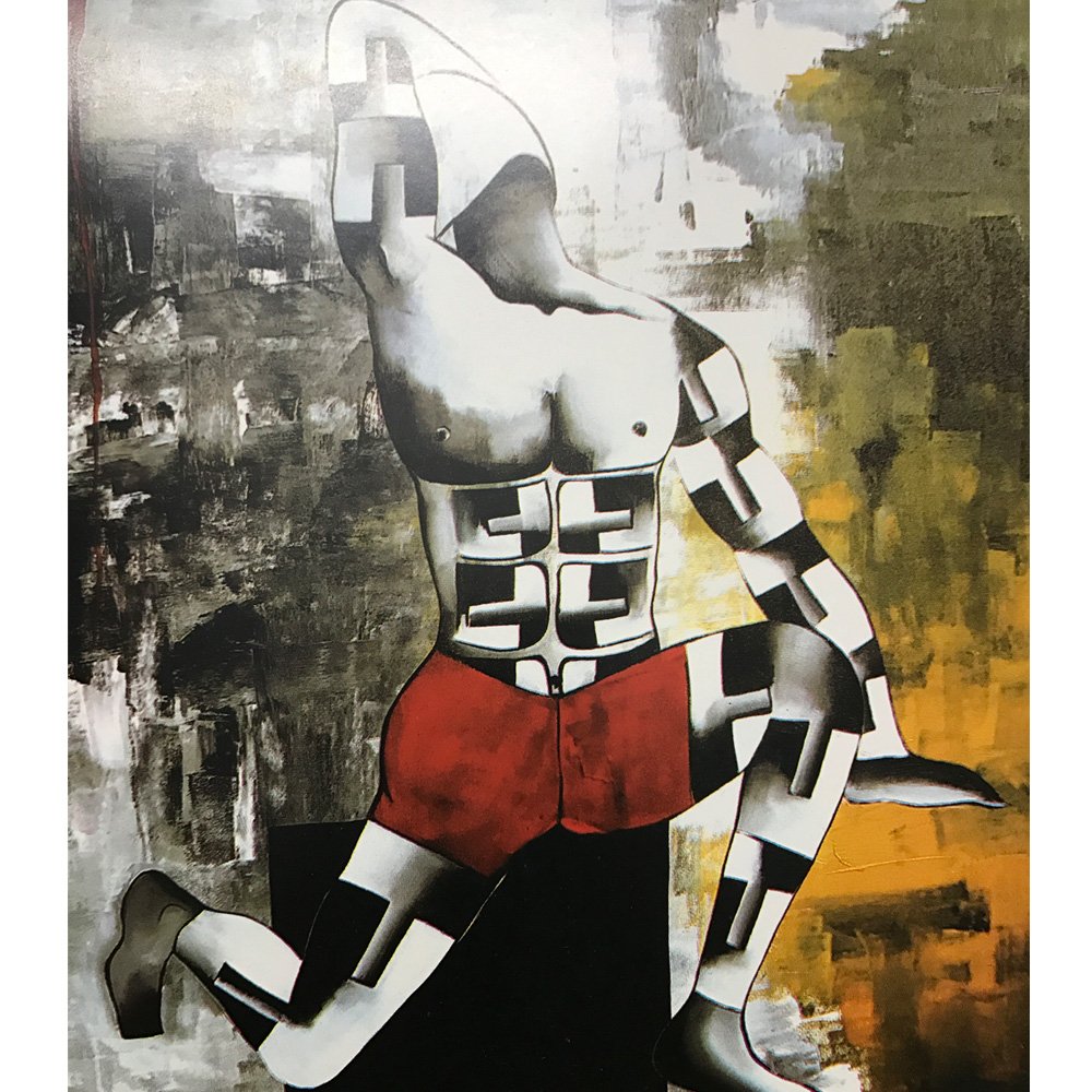 And miles to go before I sleep 2 |  48" x 48" | Acrylic On Canvas