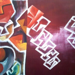 Hide ‘n’ seek -10  | 24″x 24 ” | Acrylic On Canvas