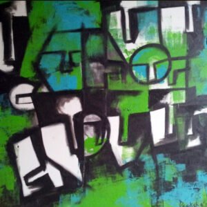 Hide ‘n’ seek -6  | 36″x 36 ” | Acrylic On Canvas