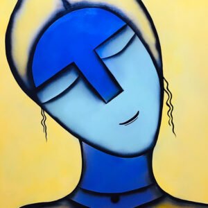 Shant-Calm-Navras 4 Veer-Courage-Navras 9 |  36" x 36" | Acrylic On Canvas