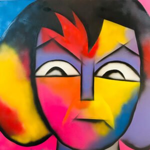 Raudra-Anger-Navras 8 Veer-Courage-Navras 9 |  36" x 36" | Acrylic On Canvas