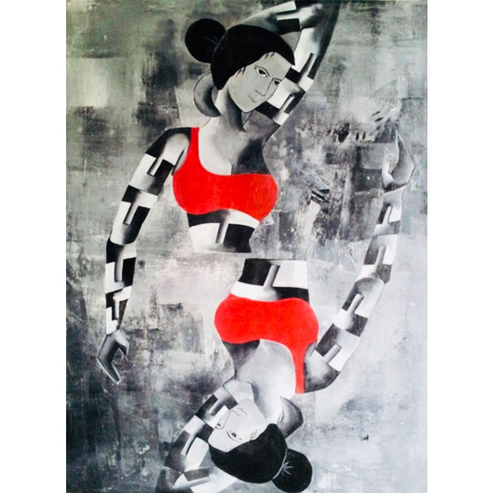 Gemini | 30” x 40” | Acrylic On Canvas