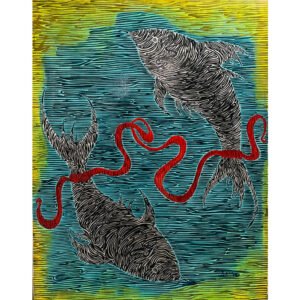 Zodiac Pisces | Acrylic on Canvas | 36x48