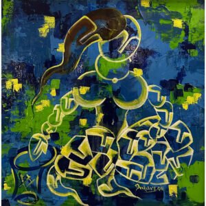 Baithak | Acrylic on Canvas | 36"x36"