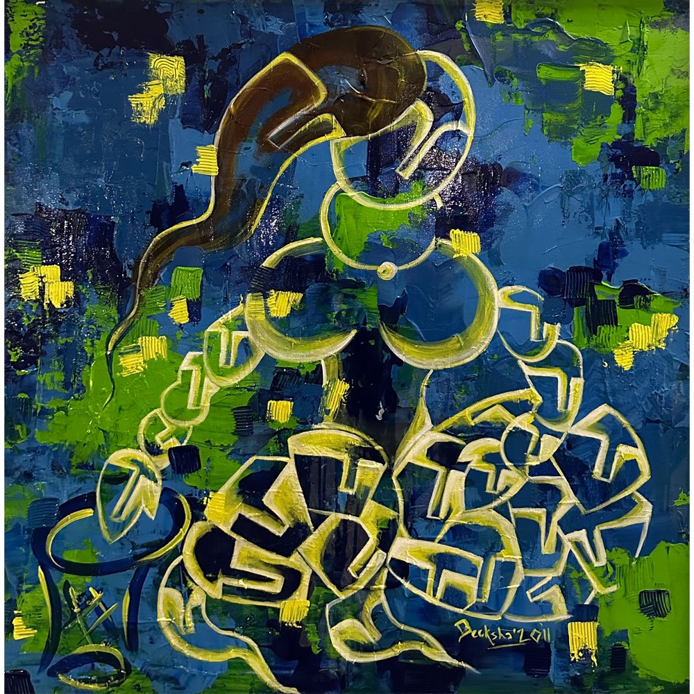 Baithak | Acrylic on Canvas | 36"x36"