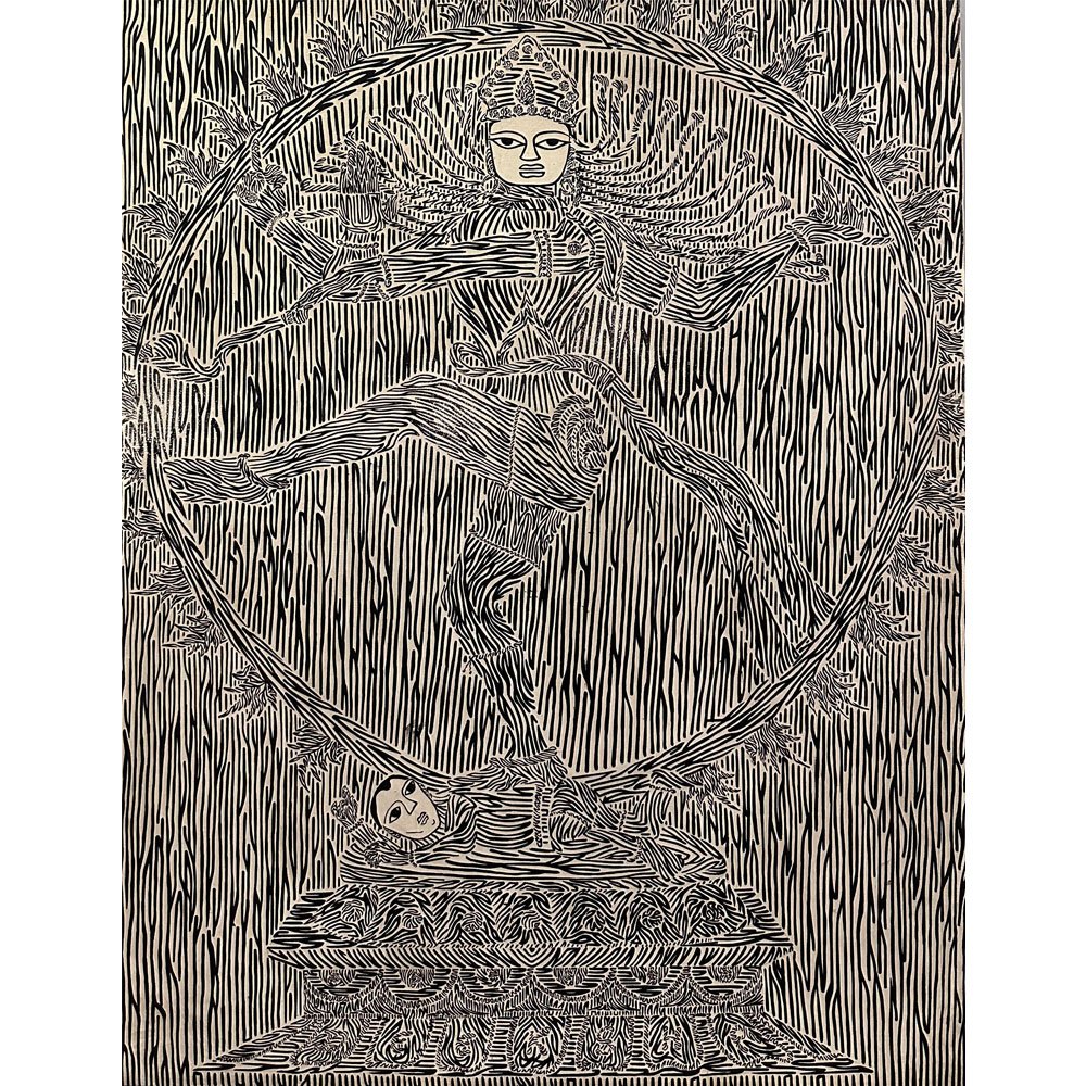 Natraj | Acrylic on Canvas | 48"x60"